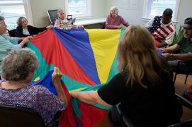 Bay Aging adult day care group activity
