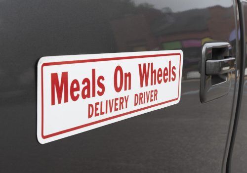 Meals on Wheels Sign