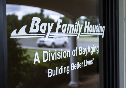 Bay Family Housing Sign