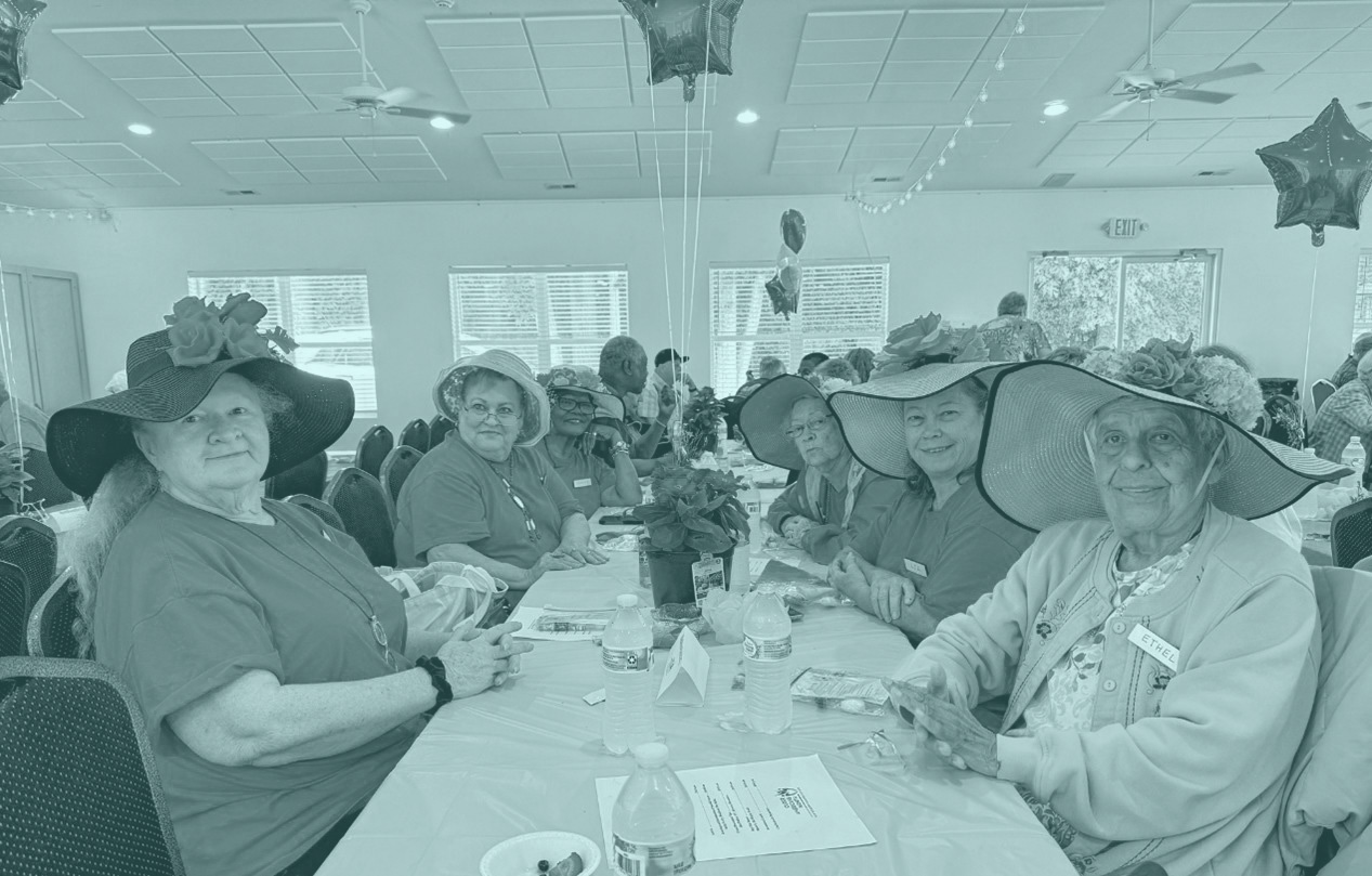 Room Full of People sitting at tables