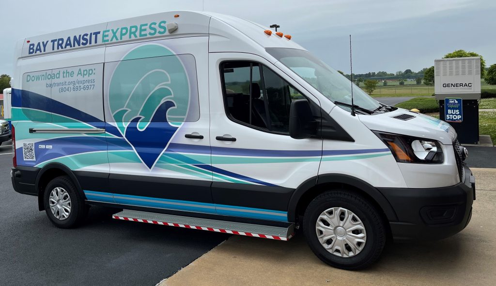 New Bay Transit Express Van - Passenger Side Cropped Bus